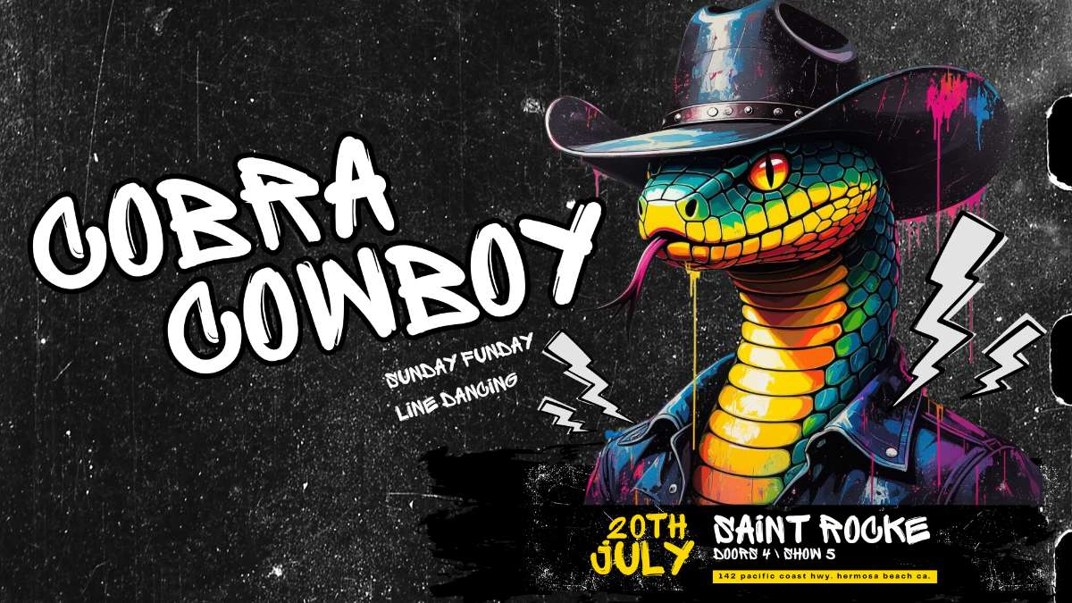 Sunday Funday Live Band Line Dancing w/ Boots & Bows and Cobra Cowboy
